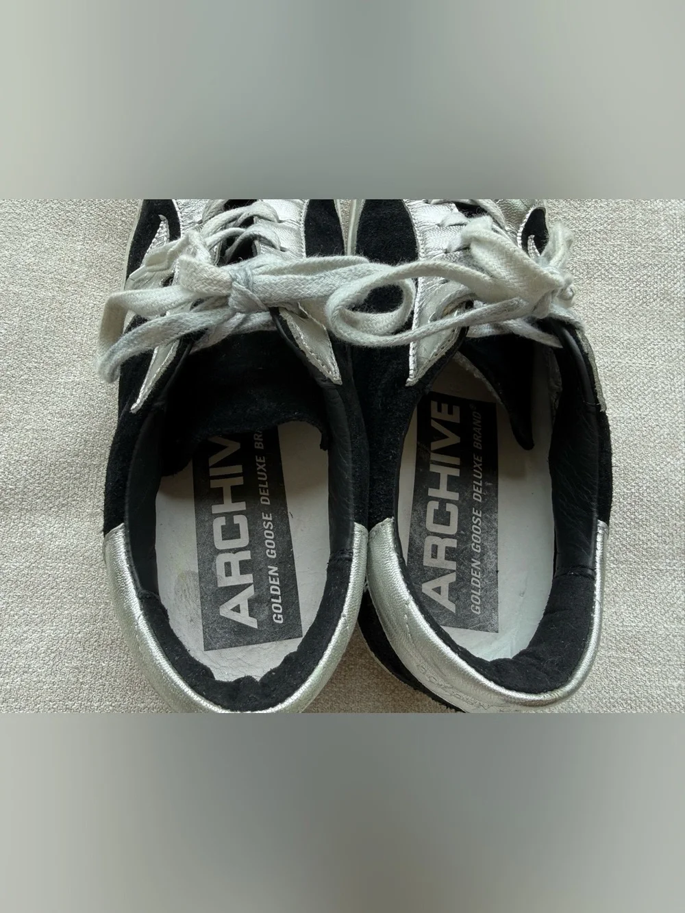 GOLDEN GOOSE Women's Superstar Black Suede Sneaker. Size 38